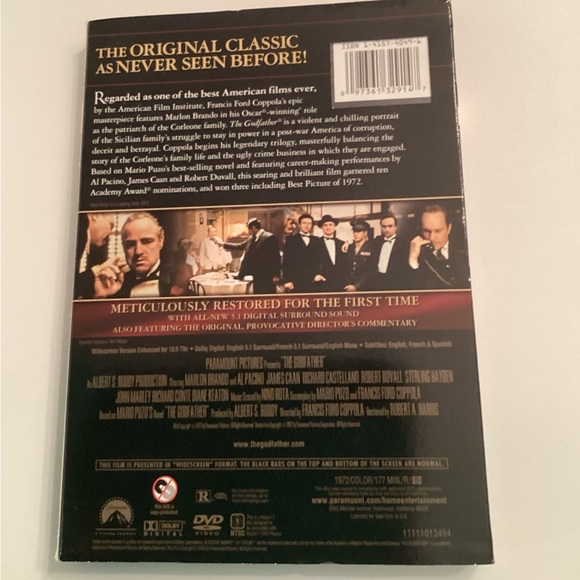 The Godfather Trilogy DVD Box Set – Coppola Restoration – Parts I, II & III - Picture 2 of 6